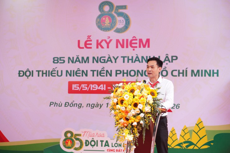 Đoàn TNCS Hồ Chí Minh - Hội đồng Đội xã Phù Đổng tổ chức chương trình kỷ niệm 85 năm Ngày thành lập Đội Thiếu niên Tiền phong Hồ Chí Minh- Ảnh 3.