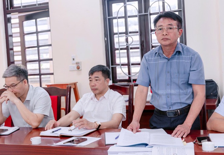 Ban Kinh tế - Ngân sách HĐND xã Ứng Thiên khảo sát tiến độ thực hiện 2 dự án trọng điểm trên địa bàn- Ảnh 5.