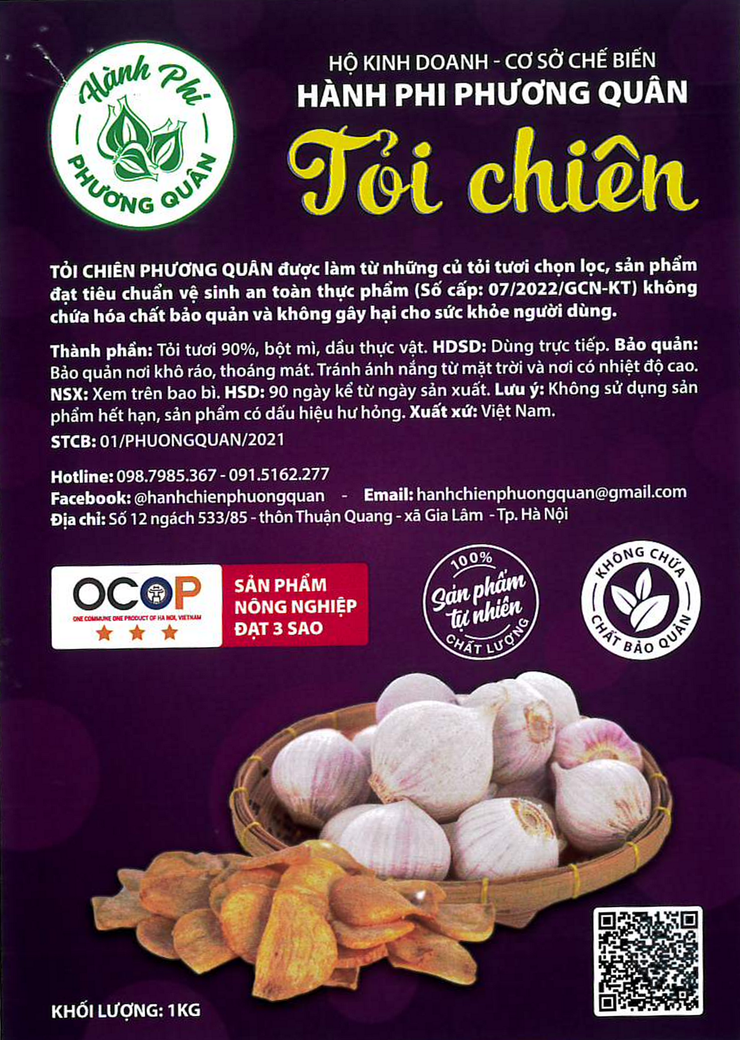 Bản tự công bố sản phẩm Tỏi chiên- Ảnh 9.