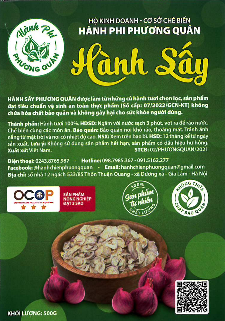 Bản tự công bố sản phẩm Hành sấy- Ảnh 9.