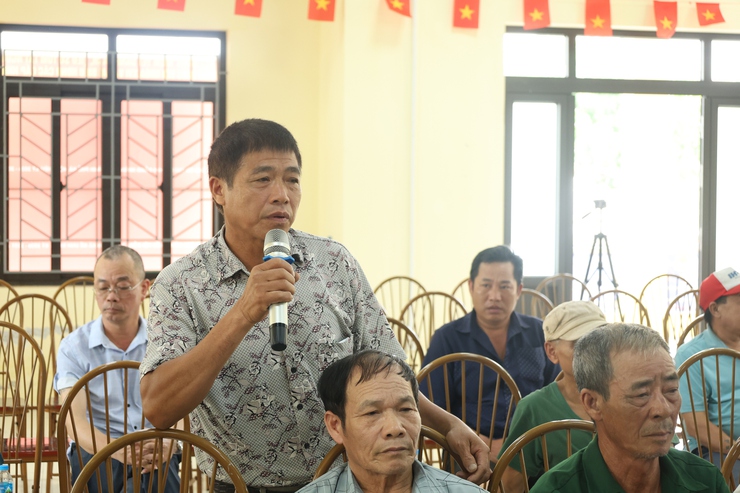 Xã Mê Linh tổ chức hội nghị đối thoại, trao đổi thông tin, triển khai thực hiện dự án: Xây dựng hạ tầng kỹ thuật khu đất dân cư dịch vụ.- Ảnh 4.