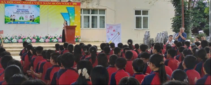 Trạm Y tế xã Vĩnh Thanh đã phối hợp với Trung tâm Kiểm soát bệnh tật thành phố Hà Nội tổ chức hội nghị truyền thông, tập huấn chuyên đề “Phòng chống tác hại của thuốc lá – Môi trường không khói thuốc”- Ảnh 1.