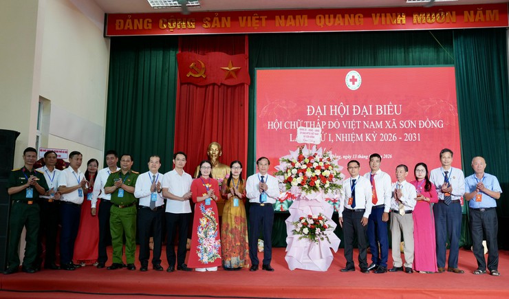 Hội Chữ thập đỏ Việt Nam xã Sơn Đồng đại hội đại biểu lần thứ I, nhiệm kỳ 2026 - 2031- Ảnh 4.