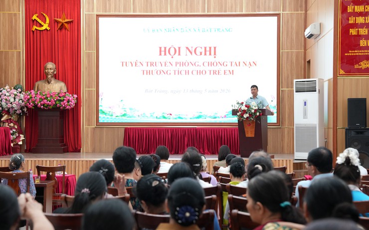 Bát Tràng tiếp tục tuyên truyền phòng chống tai nạn thương tích cho trẻ em- Ảnh 1.