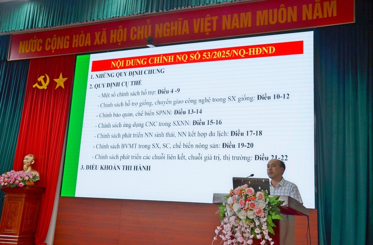Phường Tùng Thiện tập huấn triển khai Nghị quyết 53, thúc đẩy phát triển nông nghiệp theo hướng hiện đại, bền vững- Ảnh 2.