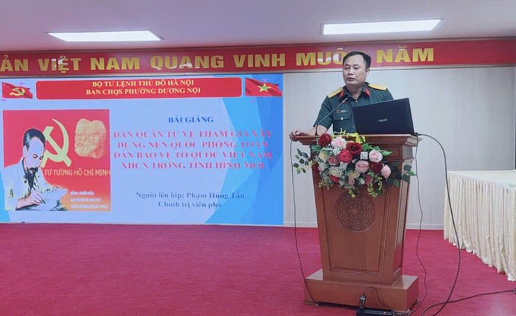Ban Chỉ huy quân sự phường Dương Nội khai mạc huấn luyện dân quân cơ động năm 2026- Ảnh 3.