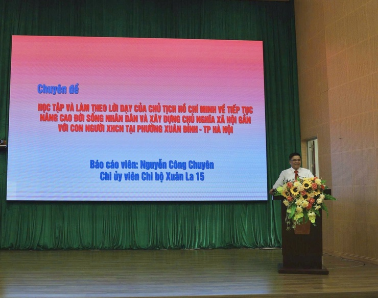 Hội thi tuyên truyền viên giỏi phường Xuân Đỉnh năm 2026: Đợt sinh hoạt chính trị sâu rộng, thiết thực, hiệu quả- Ảnh 4.