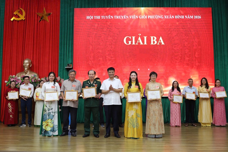 Hội thi tuyên truyền viên giỏi phường Xuân Đỉnh năm 2026: Đợt sinh hoạt chính trị sâu rộng, thiết thực, hiệu quả- Ảnh 8.