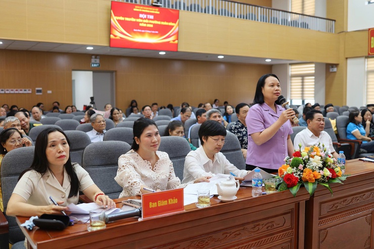 Hội thi tuyên truyền viên giỏi phường Xuân Đỉnh năm 2026: Đợt sinh hoạt chính trị sâu rộng, thiết thực, hiệu quả- Ảnh 6.