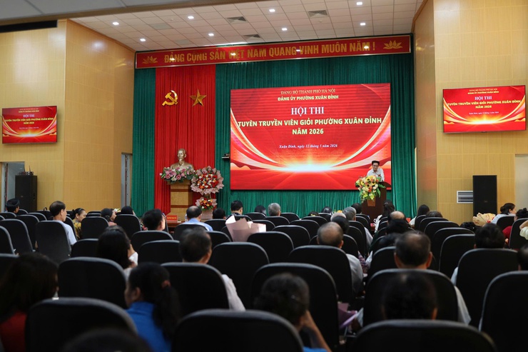 Hội thi tuyên truyền viên giỏi phường Xuân Đỉnh năm 2026: Đợt sinh hoạt chính trị sâu rộng, thiết thực, hiệu quả- Ảnh 1.