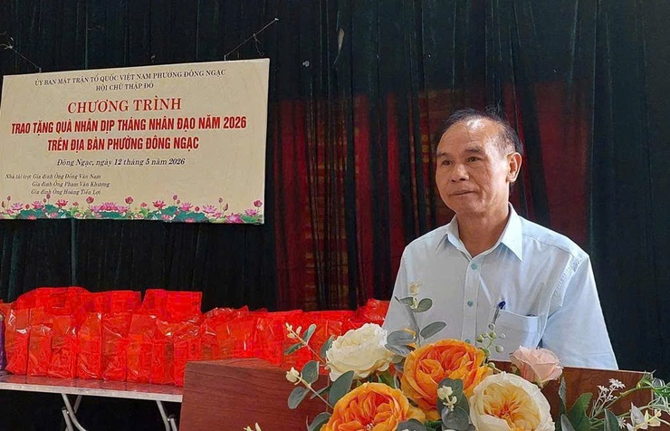 Đông Ngạc trao tặng quà nhân dịp “Tháng Nhân đạo” năm 2026- Ảnh 1.
