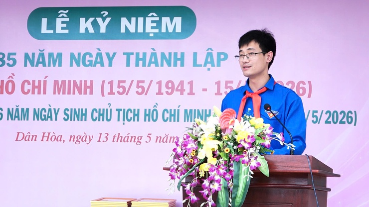 DÂN HÒA KỶ NIỆM 85 NĂM NGÀY THÀNH LẬP ĐỘI TNTP HỒ CHÍ MINH: TỰ HÀO TRUYỀN THỐNG, VỮNG BƯỚC TƯƠNG LAI- Ảnh 5.