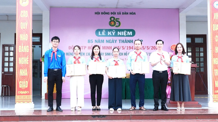 DÂN HÒA KỶ NIỆM 85 NĂM NGÀY THÀNH LẬP ĐỘI TNTP HỒ CHÍ MINH: TỰ HÀO TRUYỀN THỐNG, VỮNG BƯỚC TƯƠNG LAI- Ảnh 2.