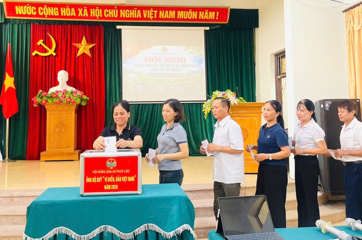 Hội Nông dân xã Phúc Lộc tổ chức Hội nghị giao ban công tác Hội, triển khai nhiệm vụ trọng tâm tháng 5, 6 và phát động ủng hộ Quỹ "Vì biển đảo Việt Nam" năm 2026- Ảnh 10.