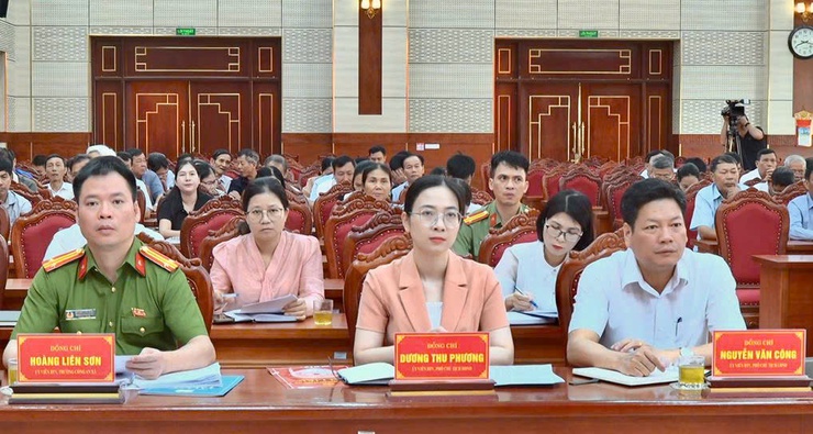 Phúc Thọ giao ban đánh giá kết quả triển khai thực hiện nhiệm vụ khắc phục các "điểm nghẽn" trên địa bàn- Ảnh 6.
