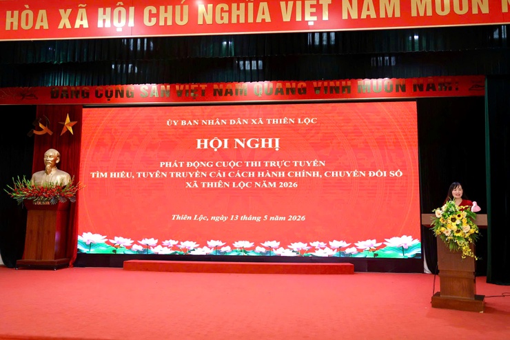 UBND xã Thiên Lộc phát động cuộc thi trực tuyến tìm hiểu, tuyên truyền cải cách hành chính, chuyển đổi số năm 2026- Ảnh 5.