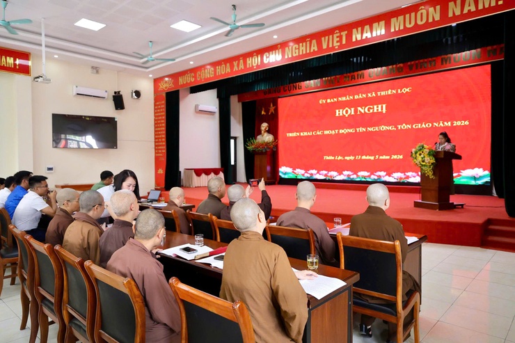 Hội nghị triển khai các hoạt động tín ngưỡng, tôn giáo xã Thiên Lộc năm 2026- Ảnh 7.