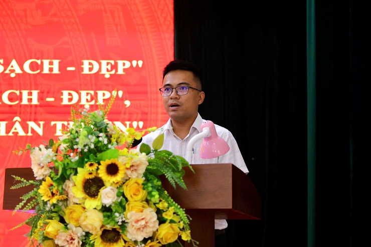 Hội nghị triển khai thực hiện phong trào thi đua "Sáng - Xanh - Sạch - Đẹp" - Ảnh 7.