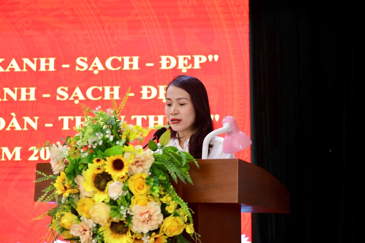 Hội nghị triển khai thực hiện phong trào thi đua "Sáng - Xanh - Sạch - Đẹp" - Ảnh 8.