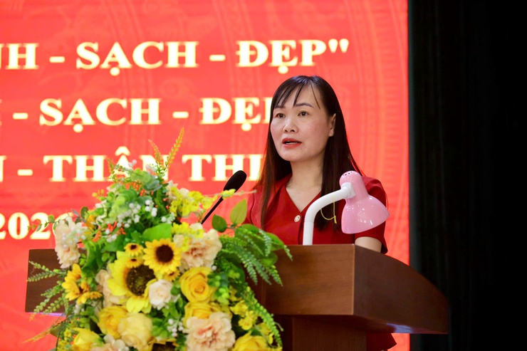 Hội nghị triển khai thực hiện phong trào thi đua "Sáng - Xanh - Sạch - Đẹp" - Ảnh 3.