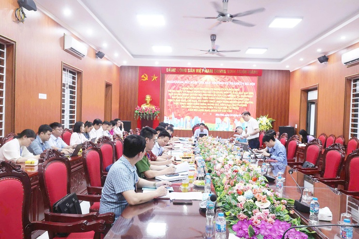 Ban thường vụ Đảng ủy xã Hòa Phú: Tiếp và làm việc với Đoàn giám sát số 06 của Ban thường vụ Thành ủy Hà Nội- Ảnh 1.