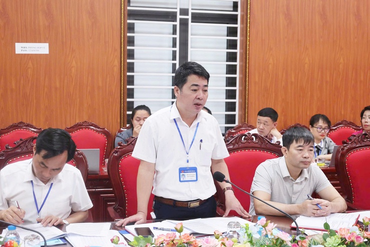 Ban thường vụ Đảng ủy xã Hòa Phú: Tiếp và làm việc với Đoàn giám sát số 06 của Ban thường vụ Thành ủy Hà Nội- Ảnh 6.