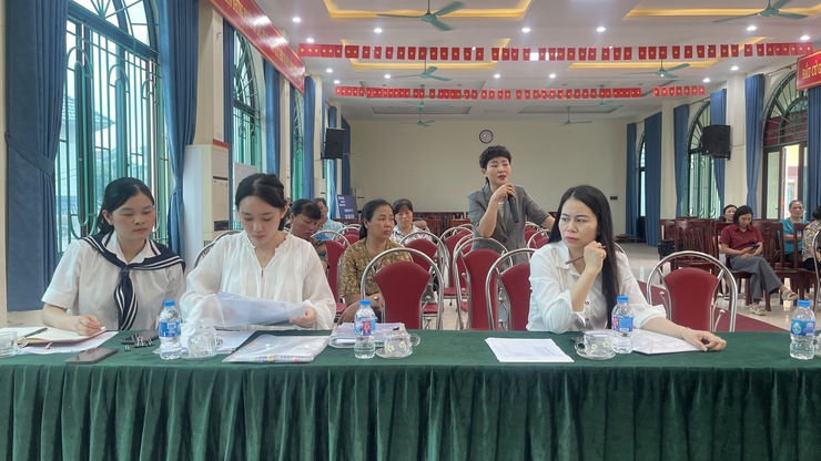 Phú Xuyên đối thoại, tháo gỡ vướng mắc giải phóng mặt bằng Dự án Cụm công nghiệp làng nghề Nam Tiến- Ảnh 4.