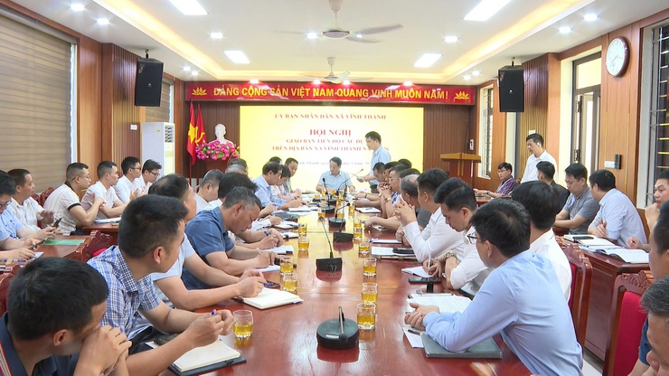 XÃ VĨNH THANH TỔ CHỨC HỘI NGHỊ GIAO BAN TIẾN ĐỘ CÁC DỰ ÁN TRÊN ĐỊA BÀN NĂM 2026- Ảnh 1.