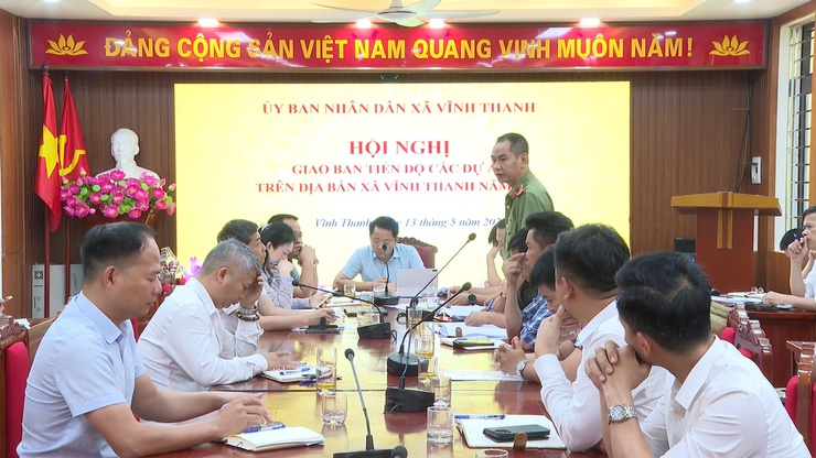 XÃ VĨNH THANH TỔ CHỨC HỘI NGHỊ GIAO BAN TIẾN ĐỘ CÁC DỰ ÁN TRÊN ĐỊA BÀN NĂM 2026- Ảnh 12.