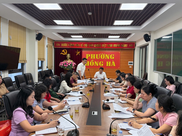 UBND phường Hồng Hà họp triển khai Tháng hành động vì trẻ em năm 2026- Ảnh 1.