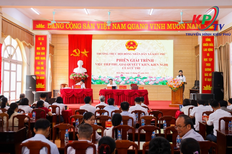 HĐND xã Kiều Phú tổ chức Phiên giải trình Kỳ họp thứ 2, nhiệm kỳ 2026–2031- Ảnh 1.