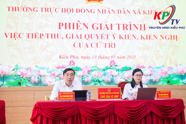 HĐND xã Kiều Phú tổ chức Phiên giải trình Kỳ họp thứ 2, nhiệm kỳ 2026–2031- Ảnh 2.