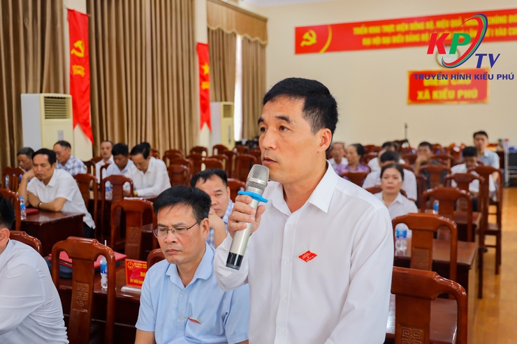 HĐND xã Kiều Phú tổ chức Phiên giải trình Kỳ họp thứ 2, nhiệm kỳ 2026–2031- Ảnh 9.