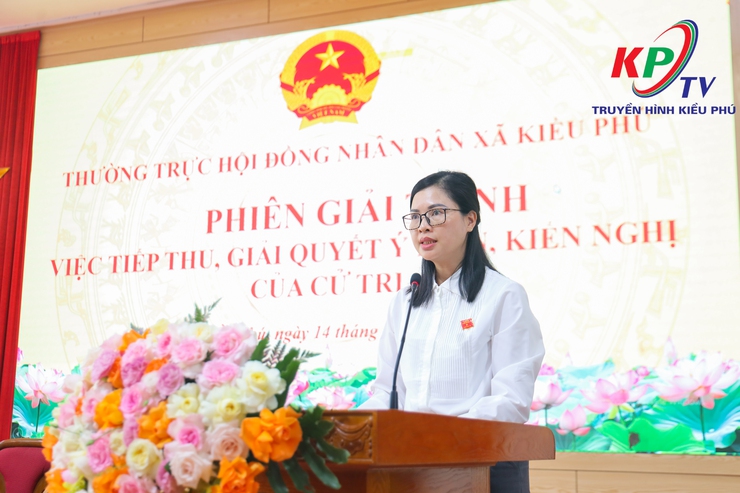 HĐND xã Kiều Phú tổ chức Phiên giải trình Kỳ họp thứ 2, nhiệm kỳ 2026–2031- Ảnh 3.