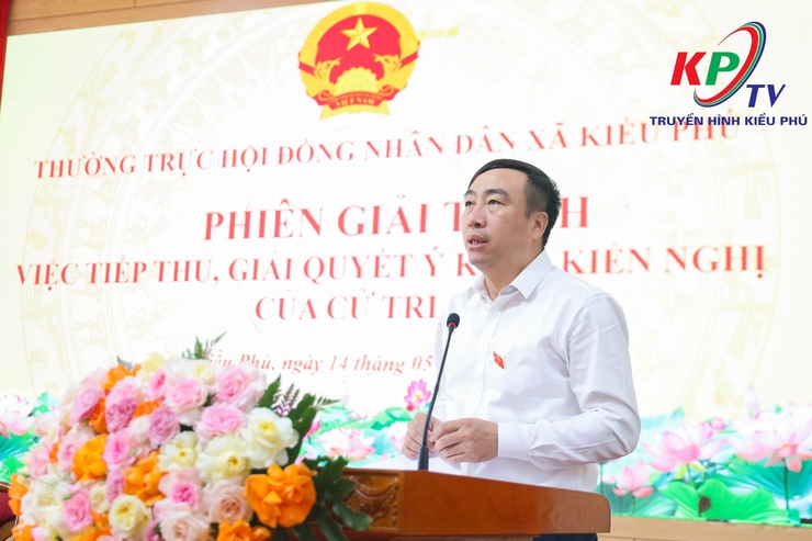 HĐND xã Kiều Phú tổ chức Phiên giải trình Kỳ họp thứ 2, nhiệm kỳ 2026–2031- Ảnh 12.