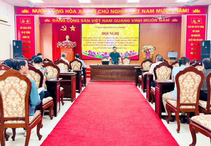 Nam Phù triển khai đồng bộ công tác vận động thu quỹ an sinh xã hội, quản lý nghĩa trang và chính sách cho hộ nghèo, cận nghèo năm 2026- Ảnh 6.
