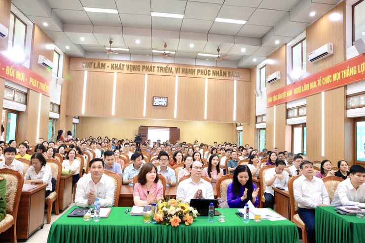 Xã Thư Lâm tổ chức Chung khảo Hội thi Báo cáo viên, tuyên truyền viên giỏi năm 2026- Ảnh 3.