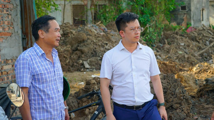 Phường Từ Liêm kiểm tra hiện trạng thực hiện dự án Hồ điều hòa Phú Đô- Ảnh 1.