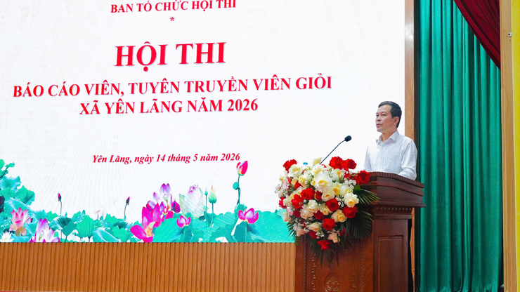 Xã Yên Lãng tổ chức hội thi báo cáo viên tuyên truyền viên giỏi năm 2026- Ảnh 2.