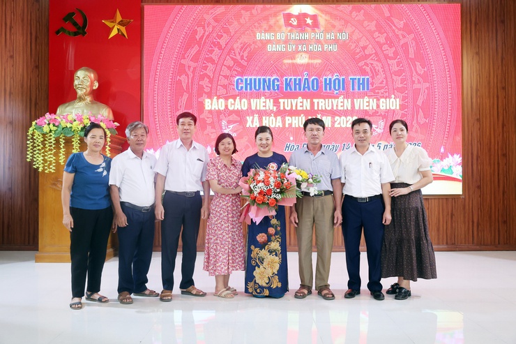 Hội thi báo cáo viên, tuyên truyền viên giỏi xã Hòa Phú: Lan tỏa niềm tin – Khơi dậy khát vọng phát triển- Ảnh 20.