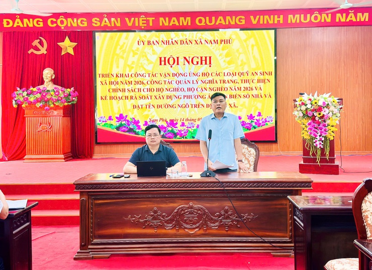 Nam Phù triển khai đồng bộ công tác vận động thu quỹ an sinh xã hội, quản lý nghĩa trang và chính sách cho hộ nghèo, cận nghèo năm 2026- Ảnh 2.
