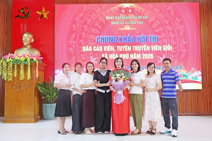 Hội thi báo cáo viên, tuyên truyền viên giỏi xã Hòa Phú: Lan tỏa niềm tin – Khơi dậy khát vọng phát triển- Ảnh 19.