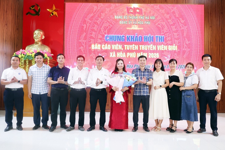 Hội thi báo cáo viên, tuyên truyền viên giỏi xã Hòa Phú: Lan tỏa niềm tin – Khơi dậy khát vọng phát triển- Ảnh 18.