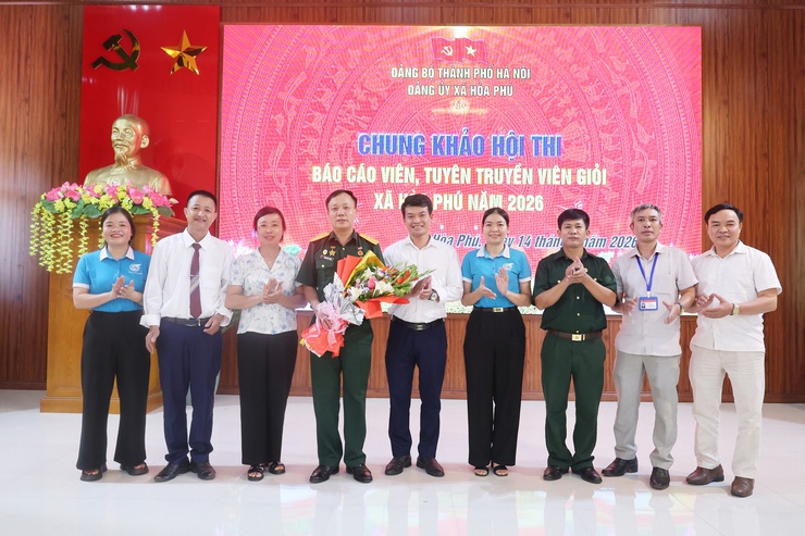 Hội thi báo cáo viên, tuyên truyền viên giỏi xã Hòa Phú: Lan tỏa niềm tin – Khơi dậy khát vọng phát triển- Ảnh 21.