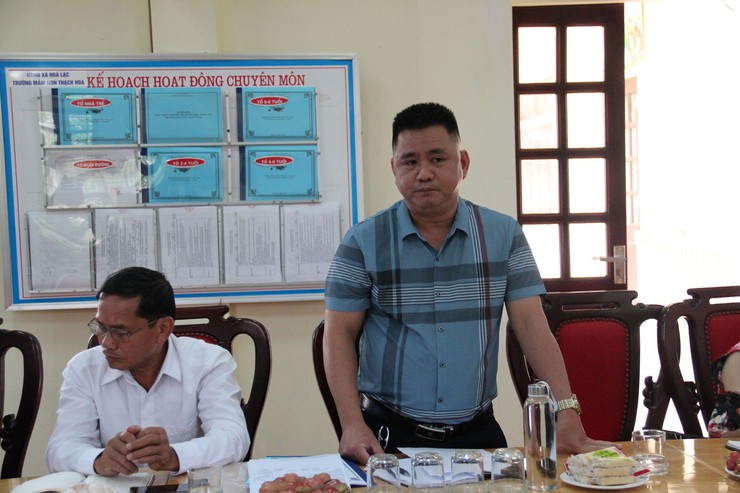 Ban Văn hóa – Xã hội HĐND xã Hòa Lạc giám sát công tác bảo đảm an toàn thực phẩm bán trú tại Trường Mầm non, Tiểu học Thạch Hòa- Ảnh 6.