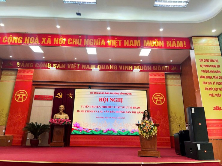 TUYÊN TRUYỀN, PHỔ BIẾN LUẬT XỬ LÝ VI PHẠM HÀNH CHÍNH VÀ CÁC VĂN BẢN HƯỚNG DẪN THI HÀNH- Ảnh 1.