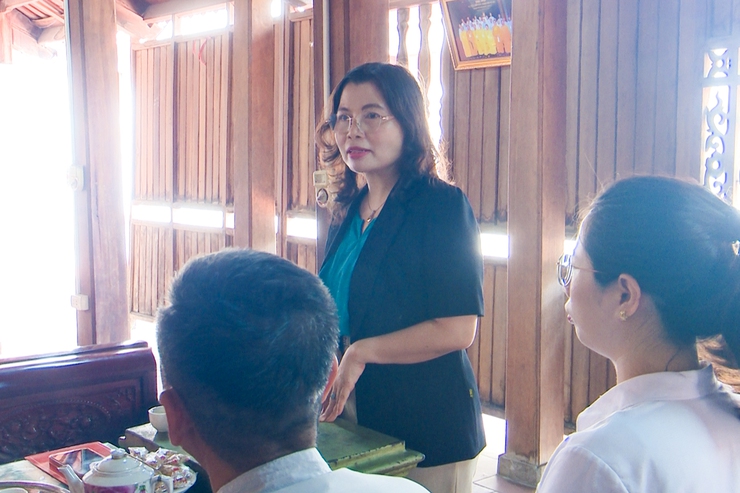 Đồng chí Trưởng ban Xây dựng Đảng xã Thượng Phúc thăm, chúc mừng Đại lễ Phật đản tại chùa Thọ Ngãi- Ảnh 1.