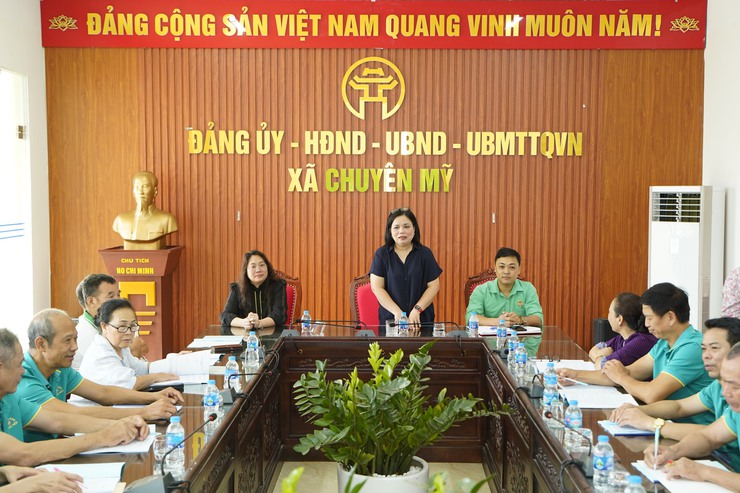 Hội Nông dân xã Chuyên Mỹ tổ chức hội nghị tập huấn phổ biến cơ chế, chính sách pháp luật về phát triển nông nghiệp và môi trường năm 2026- Ảnh 1.
