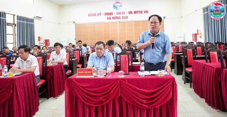 ĐẢNG ỦY XÃ HƯNG ĐẠO TỔ CHỨC HỘI NGHỊ LÀM VIỆC VỚI CHI ỦY, LÃNH ĐẠO THÔN, BAN CÔNG TÁC MẶT TRẬN VÀ CÁC CHI HỘI ĐOÀN THỂ CÁC THÔN ĐẠI TẢO, TÌNH LAM, ĐỘ CHÀNG- Ảnh 7.