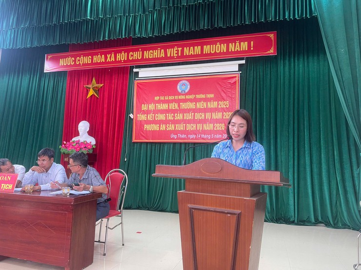 Đại hội thành viên, thường niên năm 2025 - HTXDVNN Trường Thịnh- Ảnh 2.